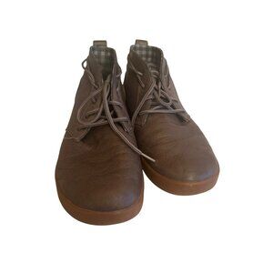 Chaco Mens Leather Lace-Up Ankle Boots Size 9 Brown Casual Gorp Core